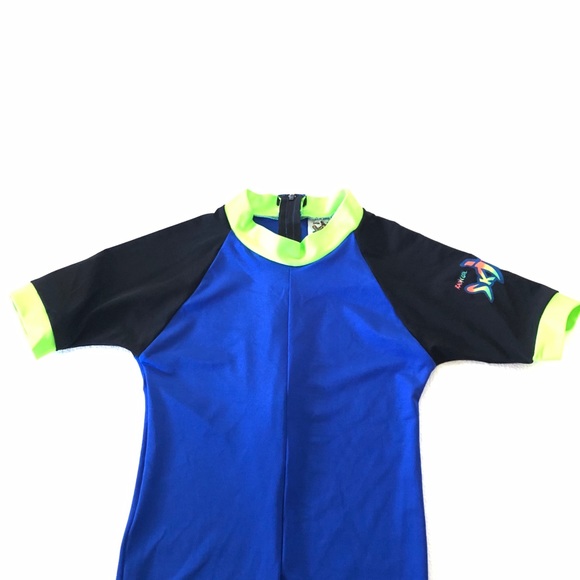 Skinz Radicool One Piece Swim Suit Rash Guard Zip - Picture 2 of 6